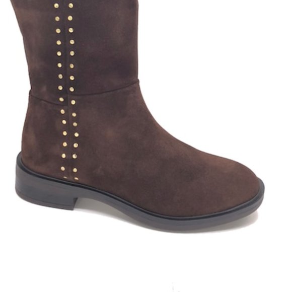 ⭐️HOST PICK⭐️ STEVEN NATURAL COMFORT Suede Riding Knee-high Boots Brown Leather - Picture 3 of 8